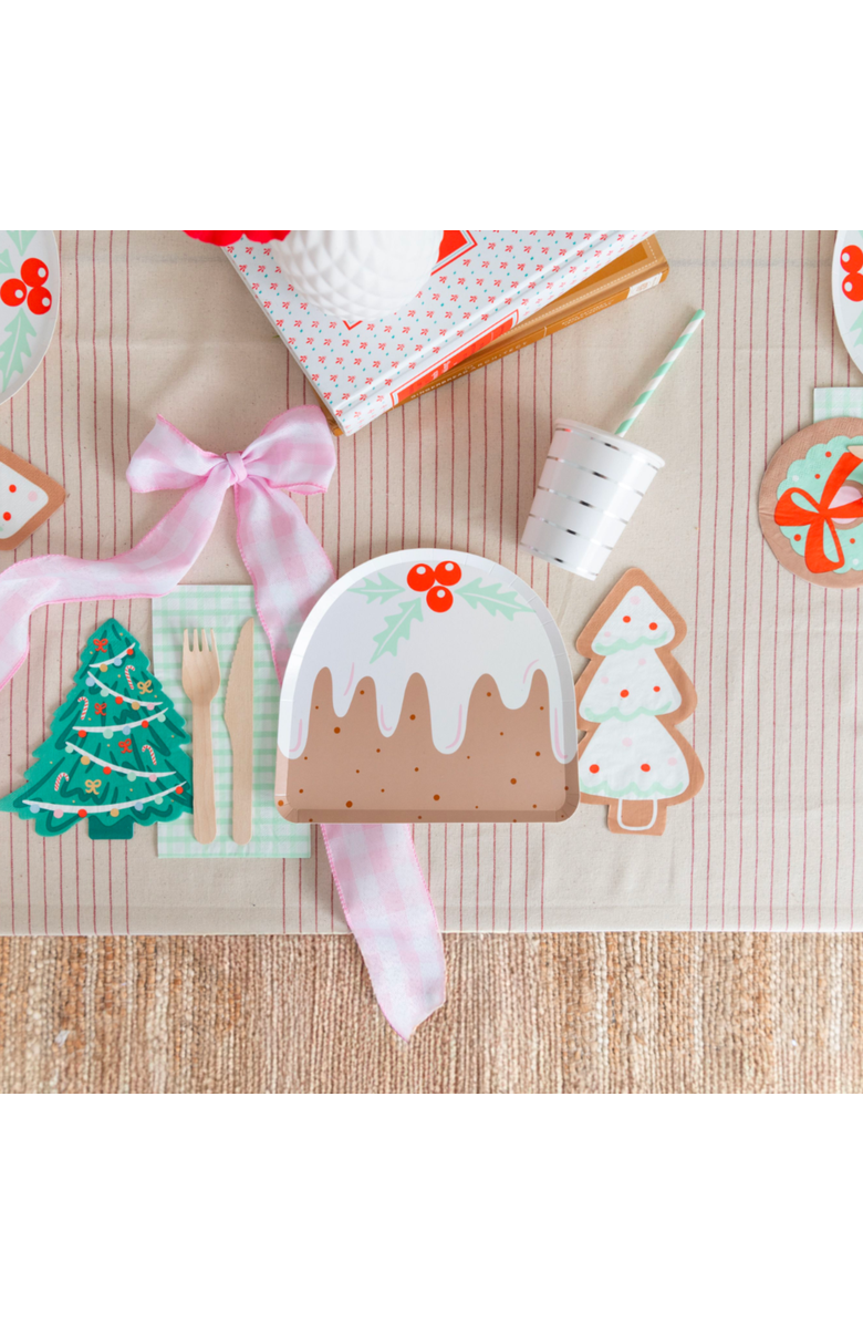 Daydream Society Baking Spirits Bright Christmas Tree Cookie Guest Napkins, Alternate, color, Assorted Pre-Pack