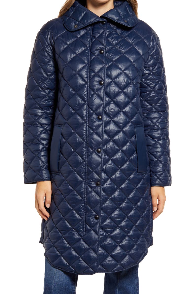 Sam Edelman Diamond Quilted Coat, Alternate, color,