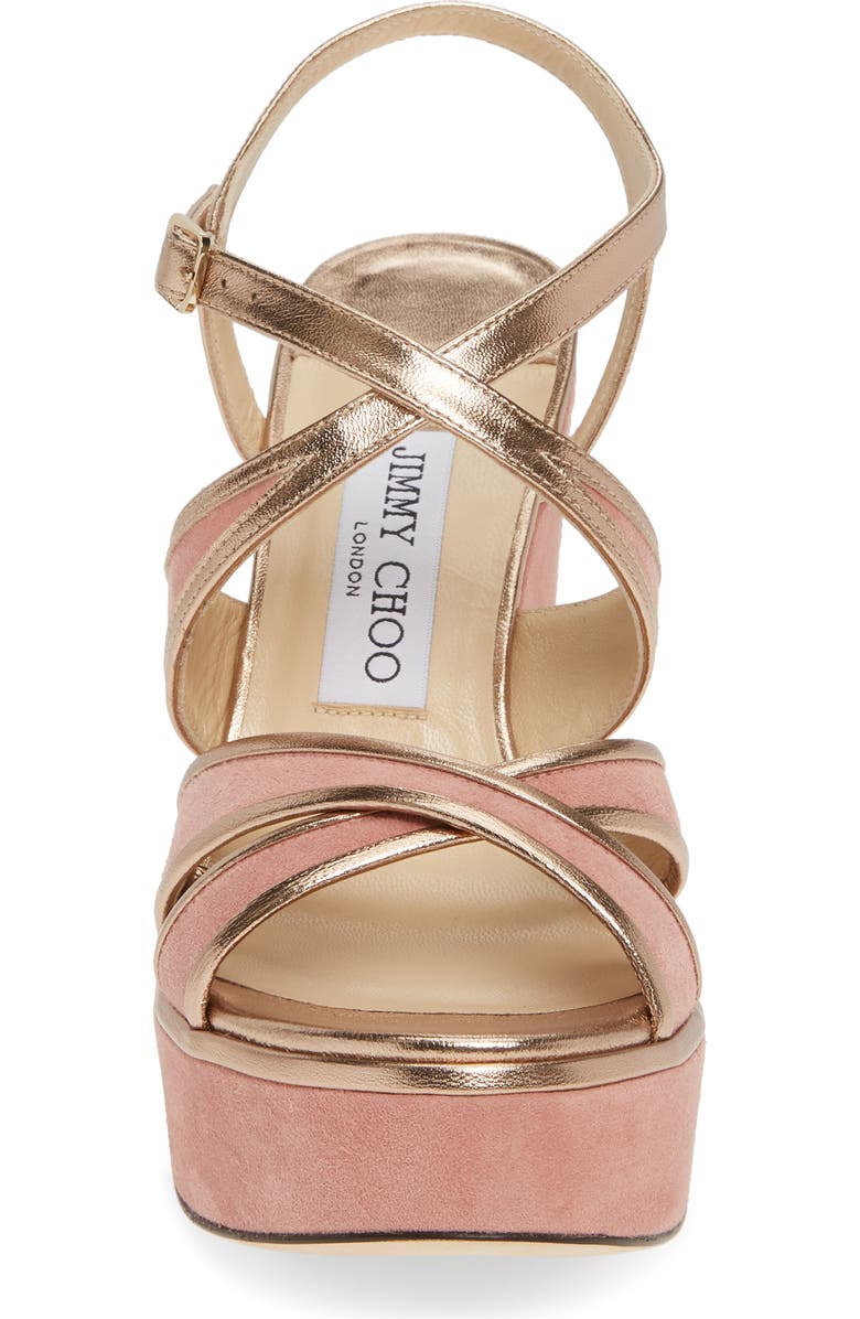 Jimmy Choo Alissa Platform Wedge, Alternate, color,
