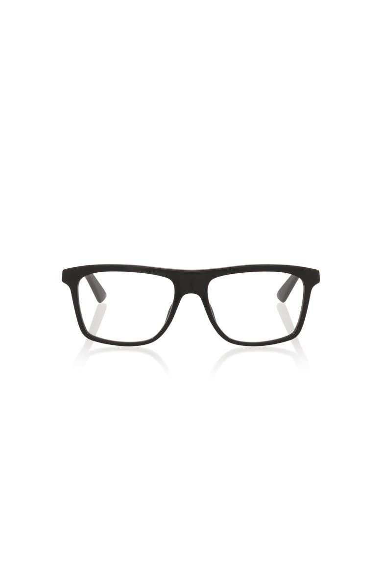 55mm Rectangle optical glasses, Alternate, color, Black