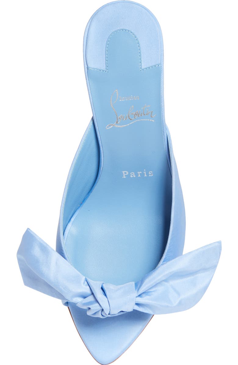 Christian Louboutin Mulazee Slide Sandal, Alternate, color, Ceruleo/ Lin Ceruleo