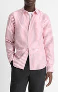 Vince Stripe Classic Fit Button-Up Shirt