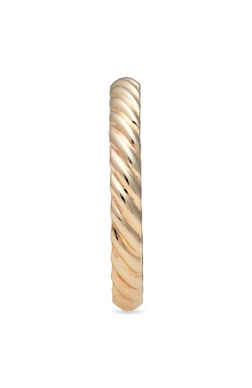 Nashelle Half Twisted Band Ring In Gold Fill