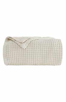 HOMESPUN Waffle Weave Cotton Blanket
