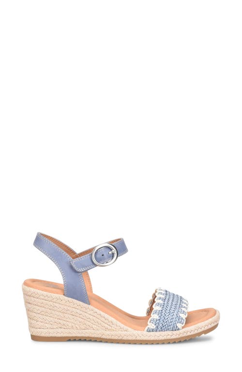 Söfft Inez Wedge Sandal In Blue