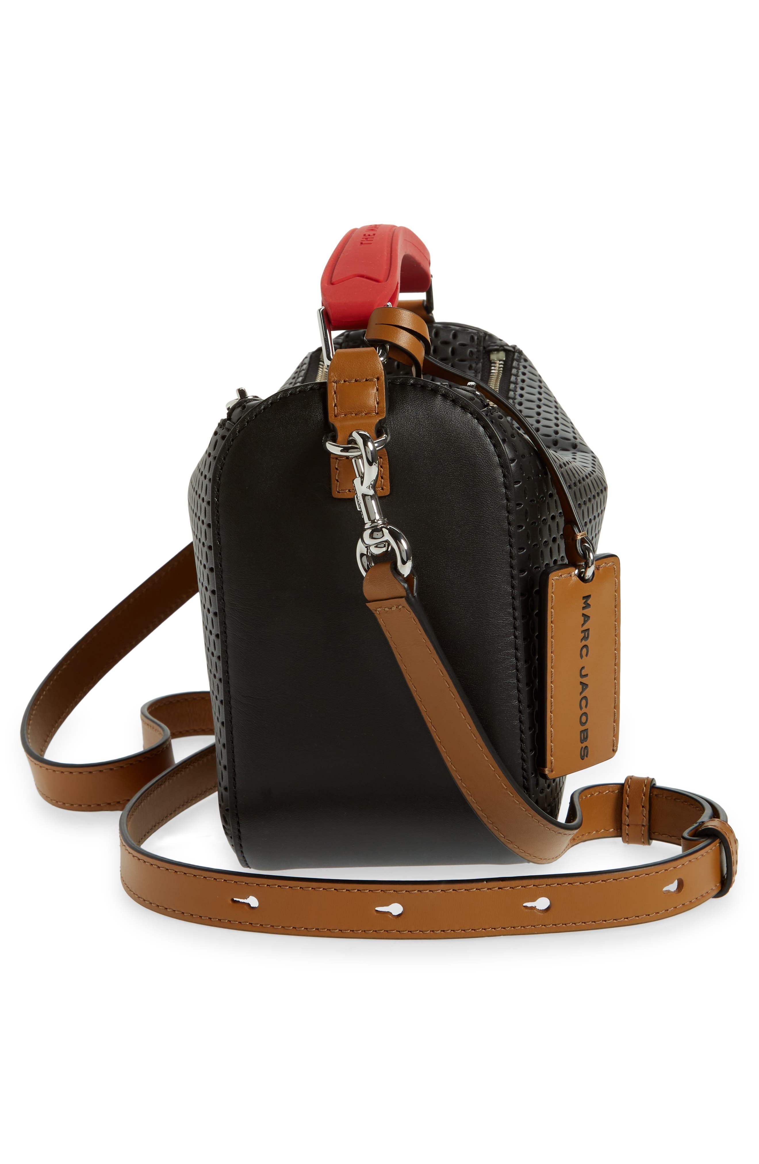 Marc Jacobs The Box Leather Crossbody Bag, Alternate, color, 