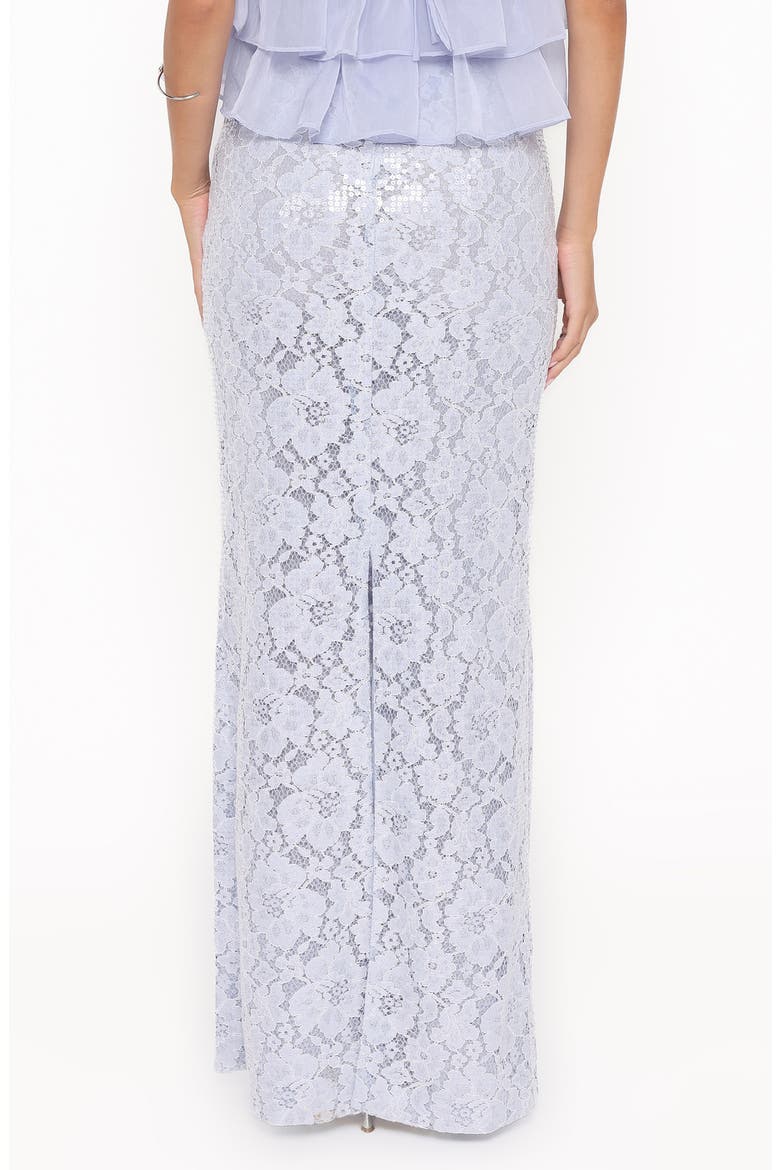 Jennings Lace Maxi Skirt, Alternate, color, BLUE SEQUIN
