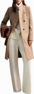 Reiss Max Wrapover Wool Blend Coat