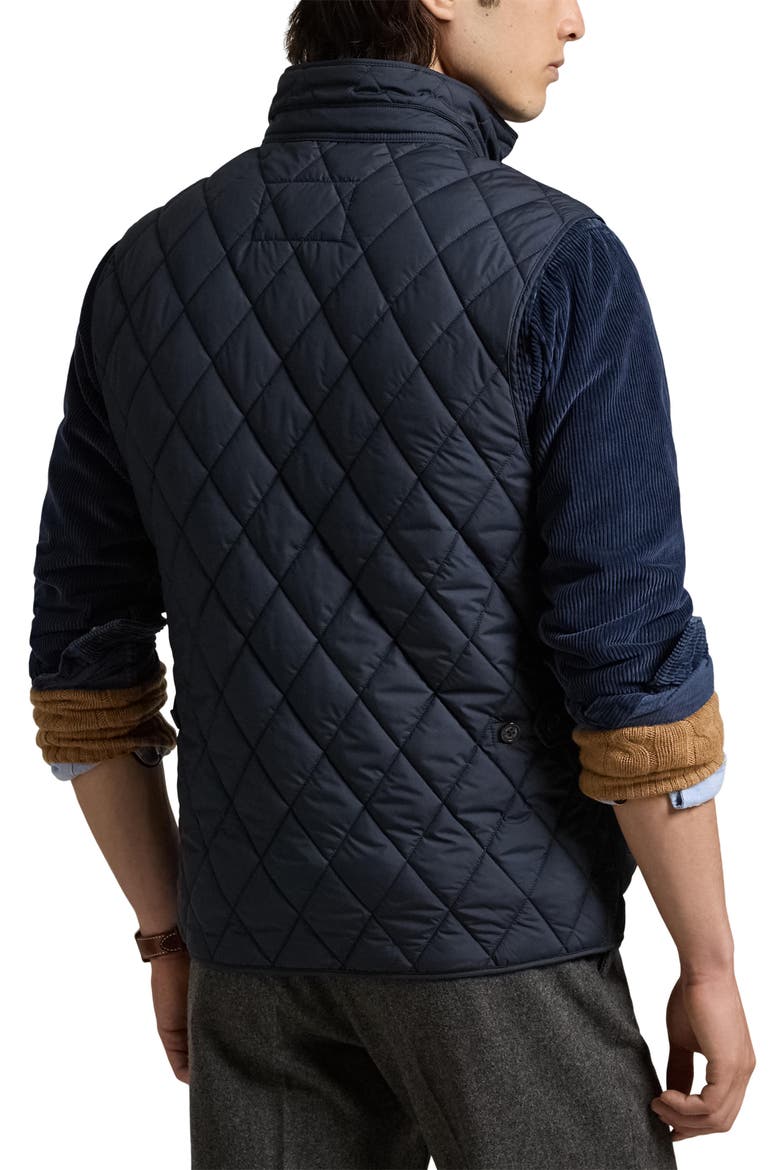 Beaton Quilted Utility Vest, Alternate, color, COLLEGE NAVY