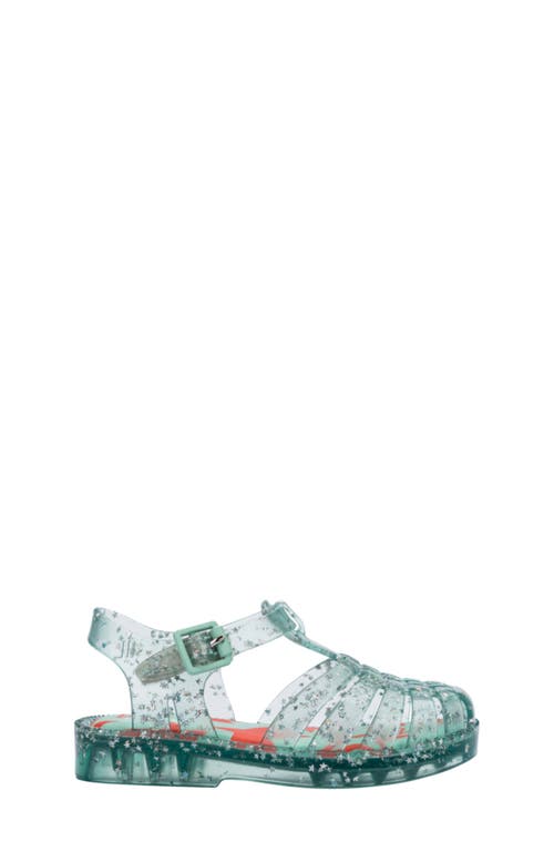 Melissa Kids' Possession Metallic Jelly Sandal In Green