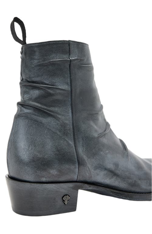 John Varvatos Two Five Zip Boot In Gray