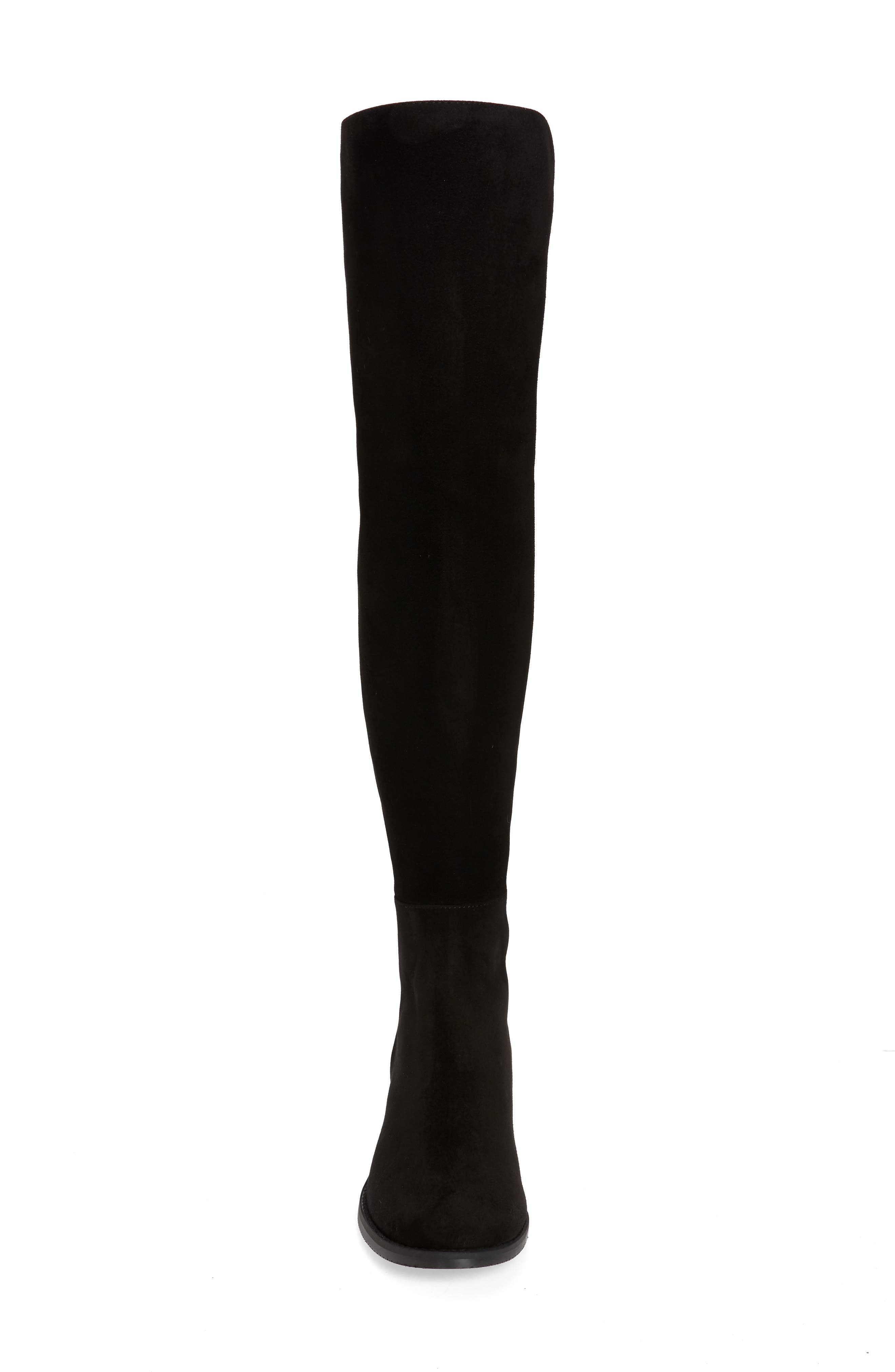 5050 Over the Knee Boot, Alternate, color, BLACK