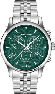 FERRAGAMO Duo Chronograph Bracelet Watch, 42mm