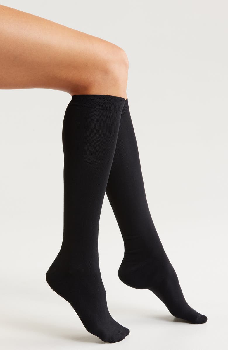 Nordstrom Opaque Knee High Socks, Main, color, 