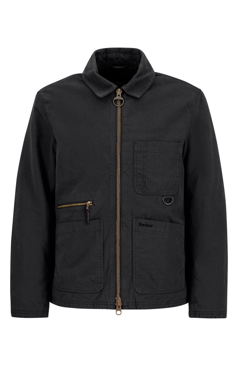 Barbour Cove Casual Cotton Jacket, Alternate, color, Black