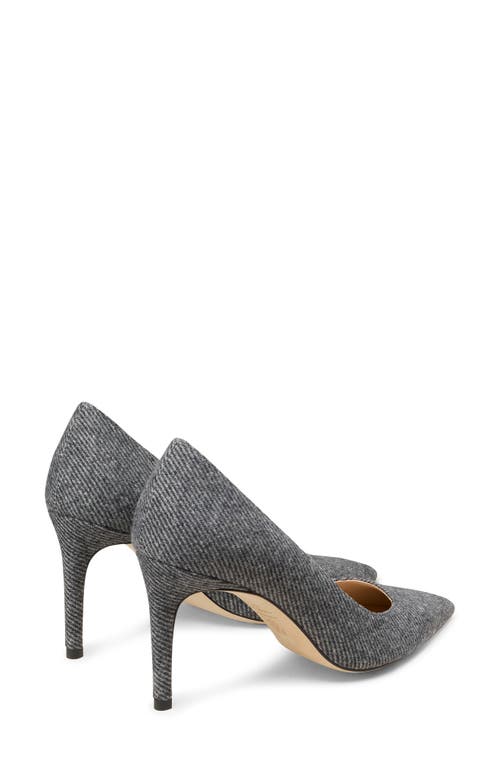 Stuart Weitzman Stuart Power 85 Pointed Toe Pump In Gray