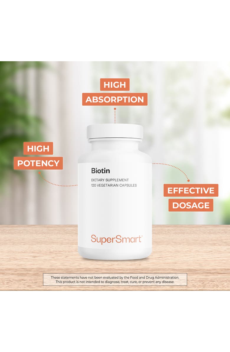 SuperSmart Biotin 10,000mcg / 10g, Alternate, color, NO COLOR