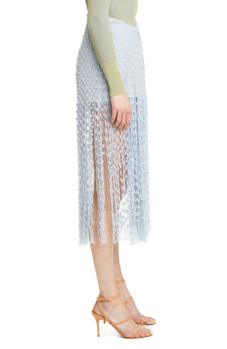 Jacquemus Capri Fringe Skirt, Alternate, color, 