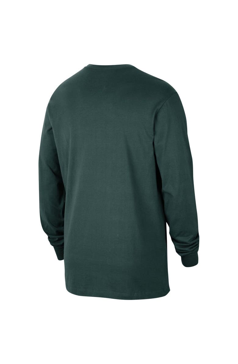 Nike Men's Nike Green Michigan State Spartans Slam Dunk Long Sleeve T-Shirt, Alternate, color, 
