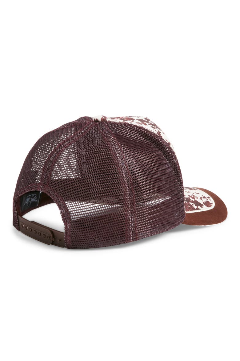 First Rodeo Trucker Hat, Alternate, color, BLACK
