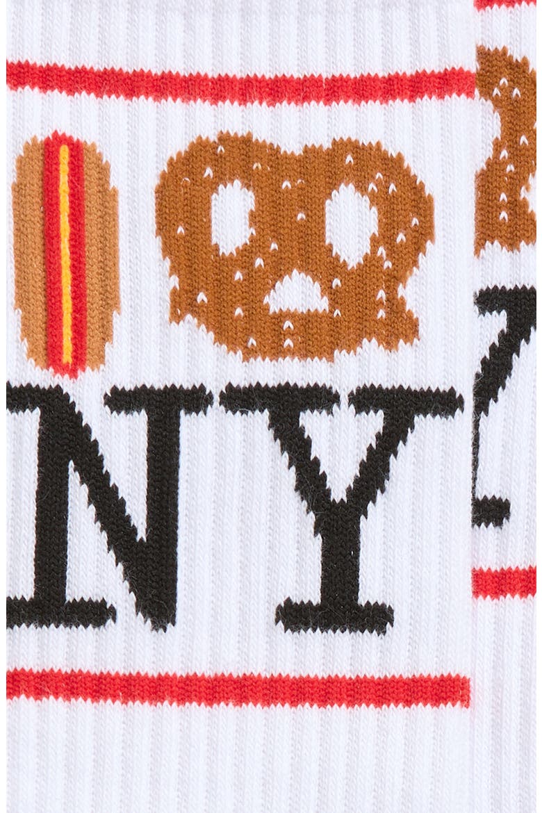 NY Crew Socks, Alternate, color, HOT DOG/ PRETZEL