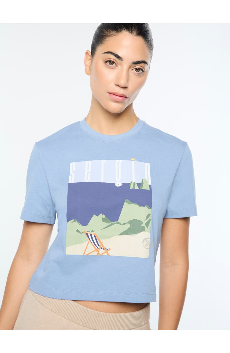 Sergio Tacchini Women's Tosca T-shirt, Main, color, Faded Denim