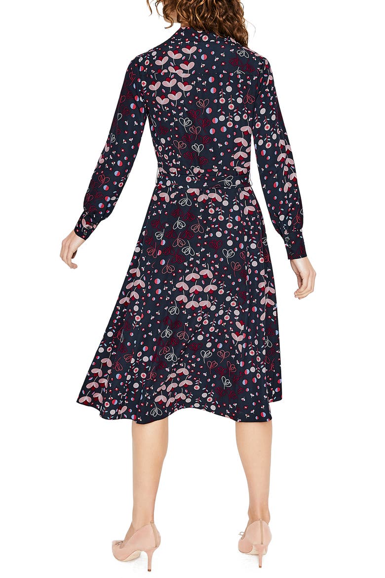 Pippa Shirtdress, Alternate, color, NAVY MEADOW