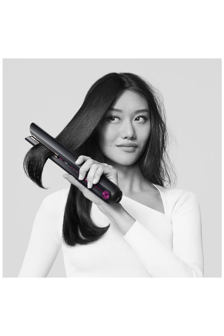 Corrale™ Straightener, Alternate, color, Black Nickel/Fuchsia