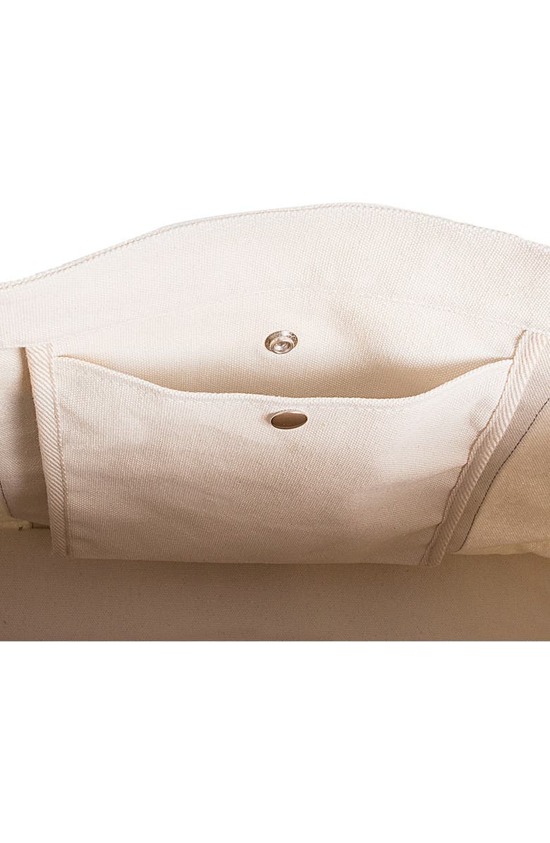 Cathy's Concepts Monogram Canvas Tote, Alternate, color,