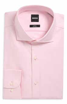 P-Hank Slim Fit Stretch Cotton Dress Shirt