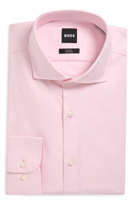 P-Hank Slim Fit Stretch Cotton Dress Shirt
