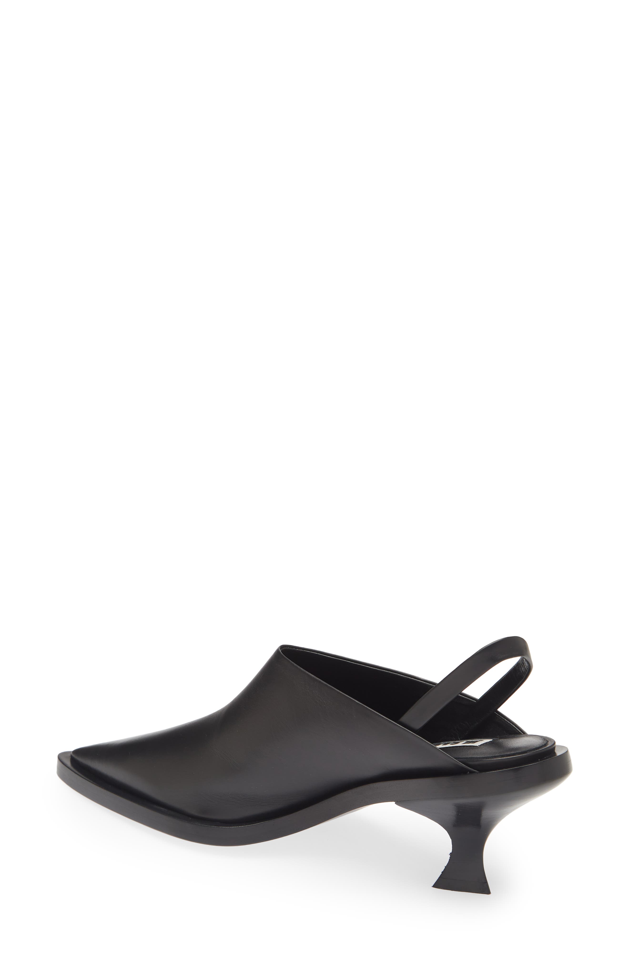 Jil Sander Pointed Toe Slingback Pump, Alternate, color, 