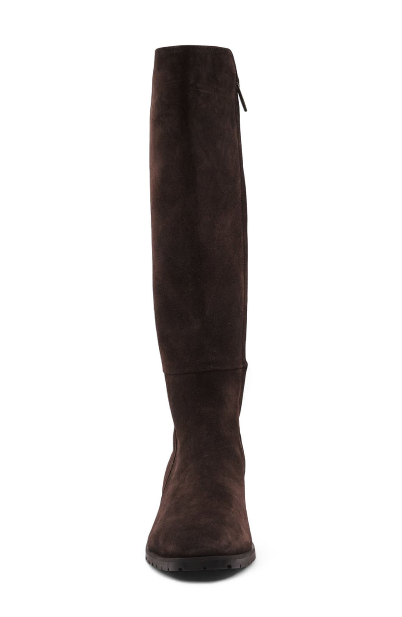 Rhegan Weatherproof Knee High Boot, Alternate, color, MOCHA SUEDE