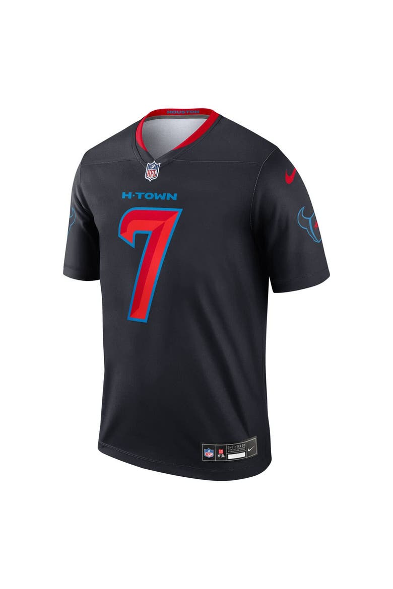 Men's Nike C.J. Stroud Navy Houston Texans 2nd Alternate Legend Player Performance Top, Alternate, color, Navy