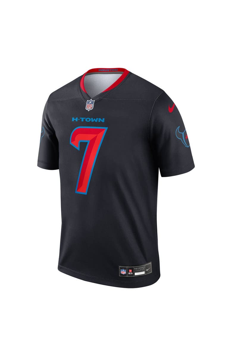 Nike Men's Nike C.J. Stroud Navy Houston Texans 2nd Alternate Legend Player Performance Top, Alternate, color, Navy