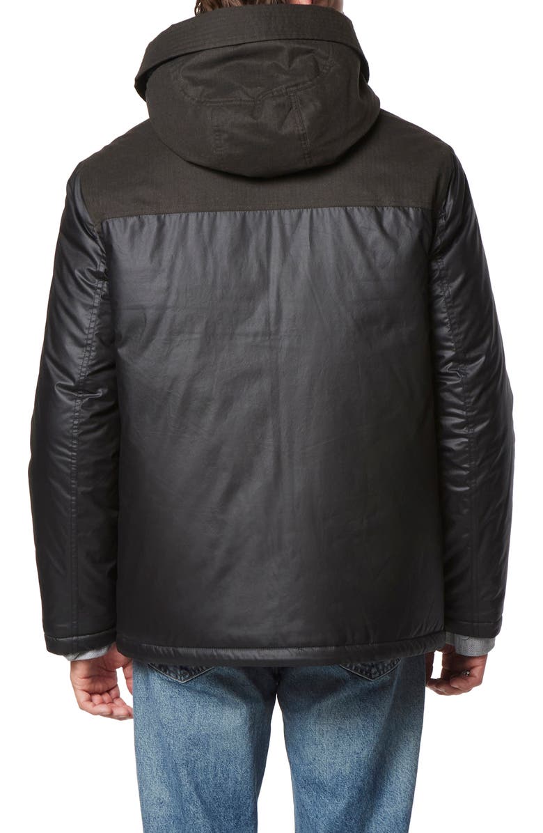 Andrew Marc Harrigan Mixed Media Puffer Jacket, Alternate, color, 