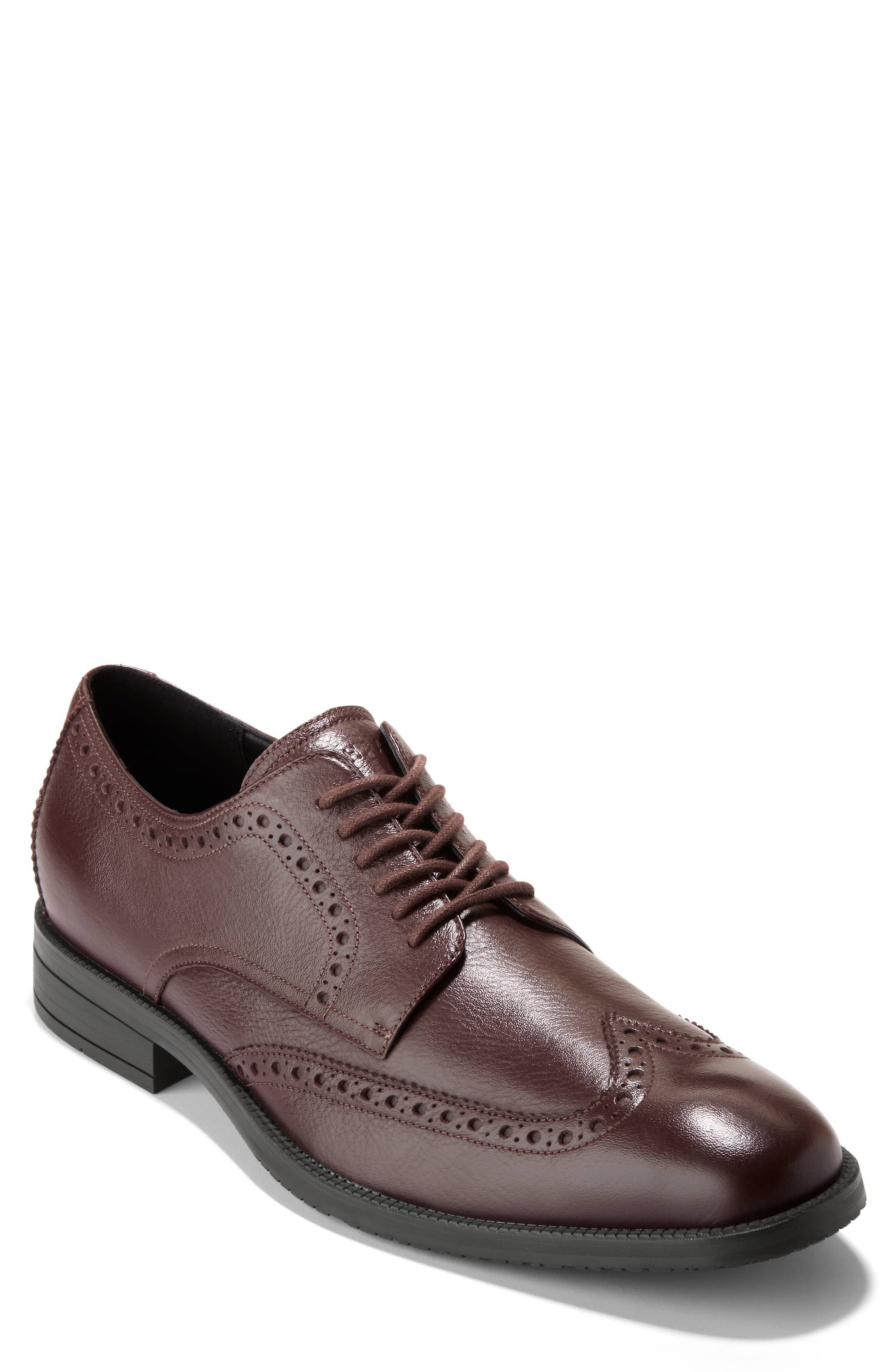 Cole Haan Modern Essentials Wingtip Oxford, Main, color, Madeira