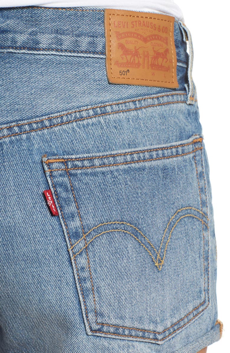 Levi's<sup>®</sup> Cutoff Denim Shorts, Alternate, color,