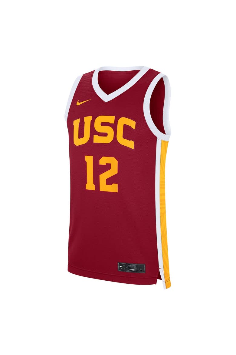 Men's Nike JuJu Watkins Cardinal USC Trojans Road Replica Basketball Jersey, Alternate, color, Cardinal