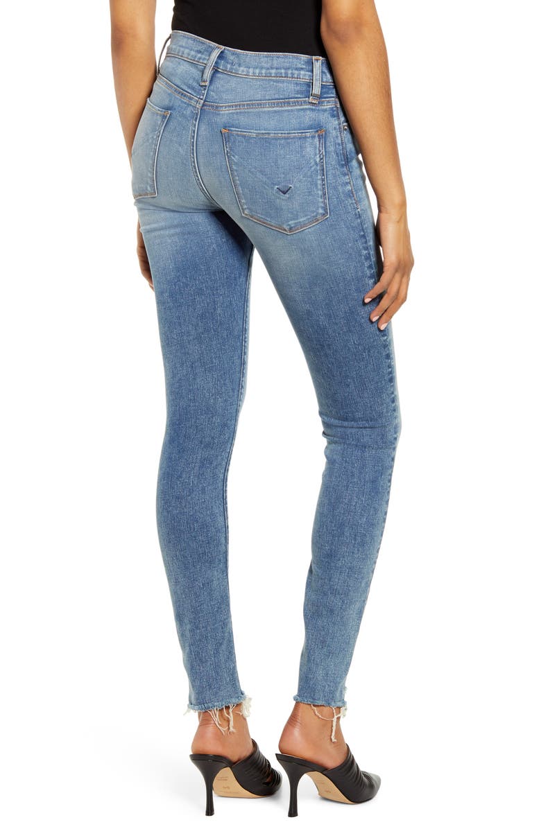 Hudson Jeans Barbara High Waist Super Skinny Jeans, Alternate, color, 