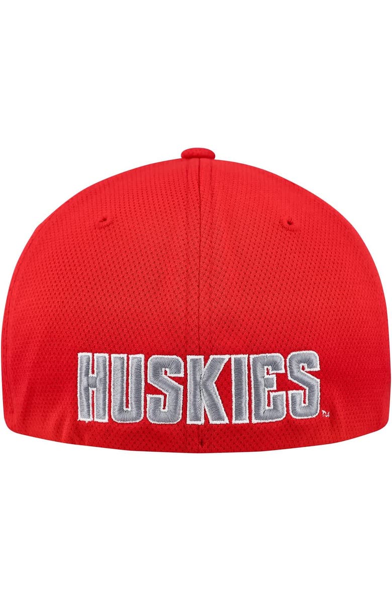 TOP OF THE WORLD Men's Top of the World Cardinal Northern Illinois Huskies Reflex Hybrid Tech Flex Hat, Alternate, color, Cardinal