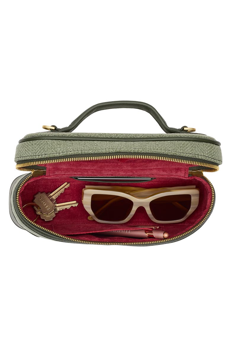 Vanna Leather Case, Alternate, color, TWIN CREST/ BRUSHED GOLD