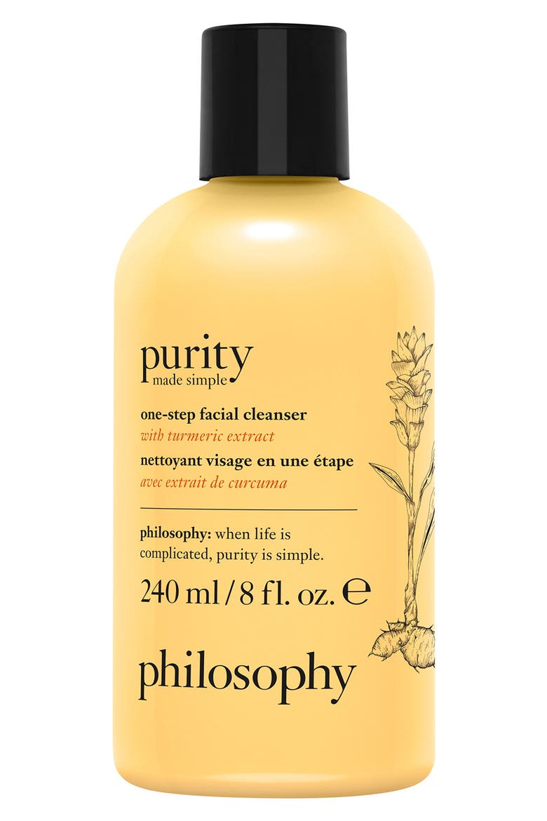 purity made simple one-step facial cleanser with turmeric extract (Limited Edition), Main, color, NO COLOR