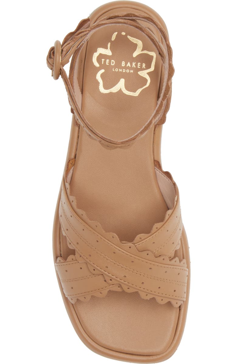 Ted Baker London Taymiah Scalloped Sandal, Alternate, color,
