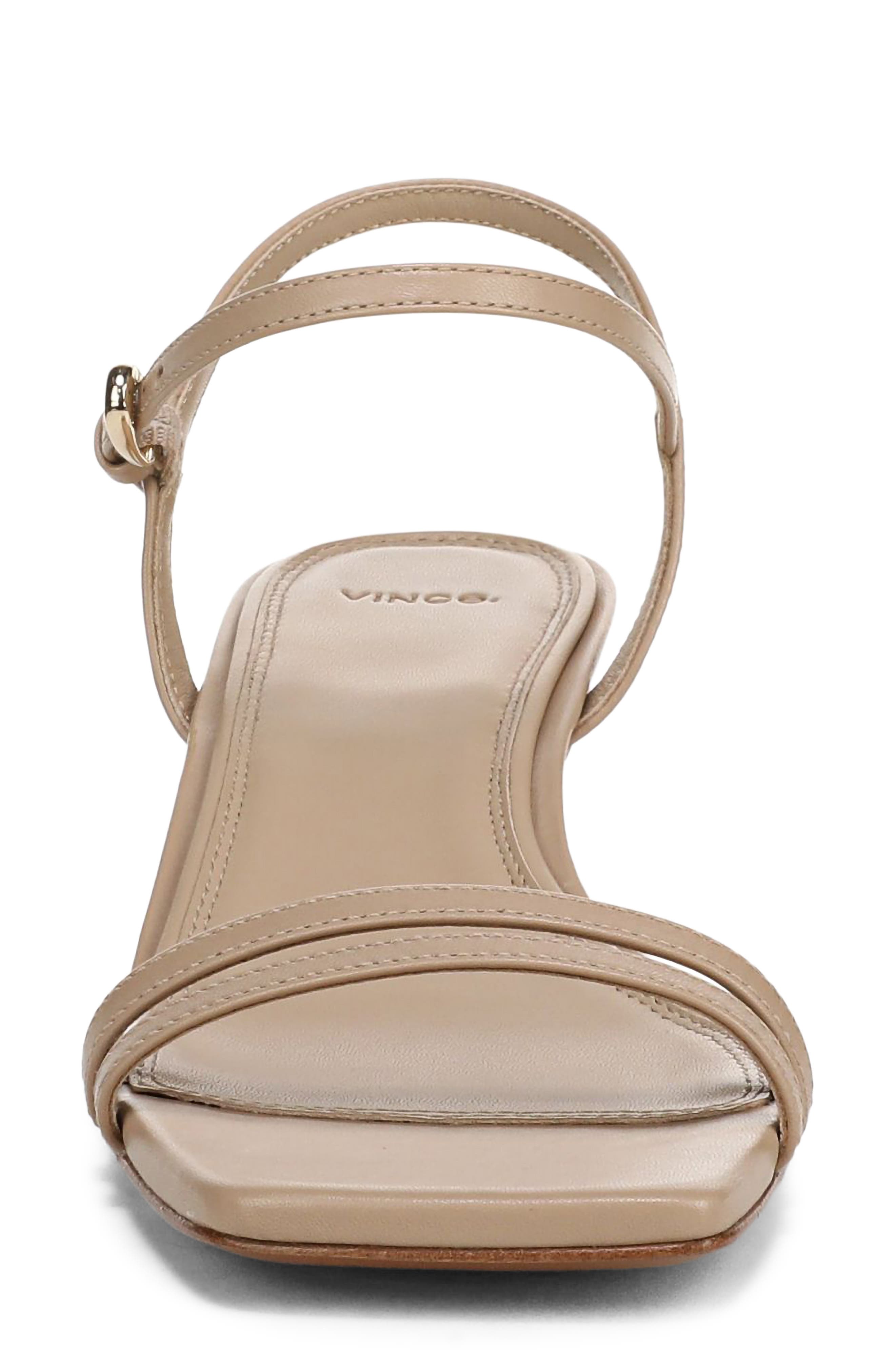 Tilda Ankle Strap Sandal, Alternate, color, WARM ALMOND