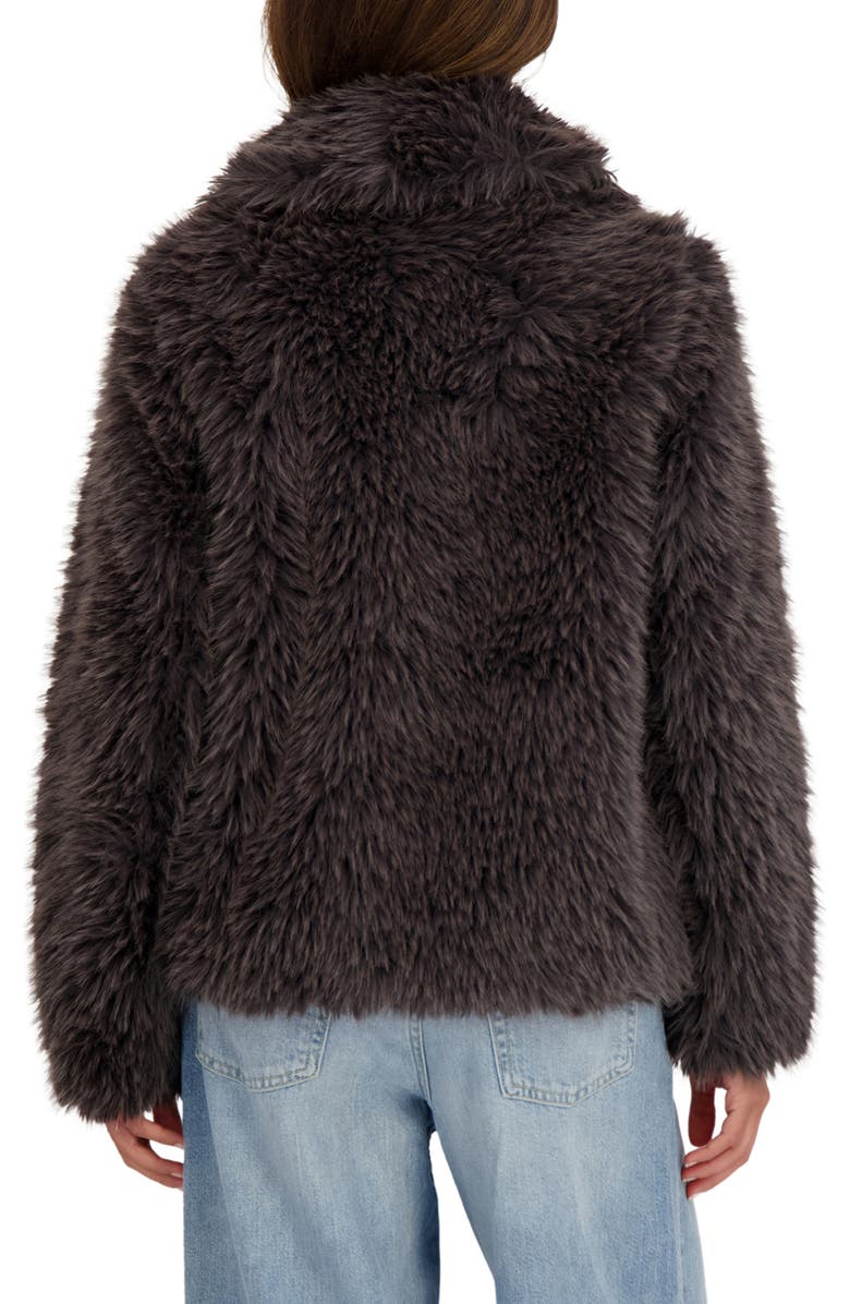 Sebby Faux Fur Blazer, Alternate, color, Grey