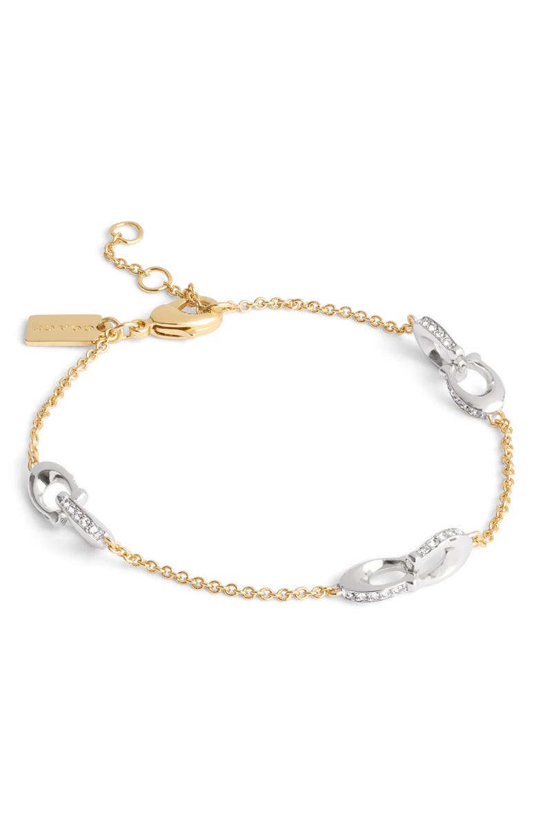 COACH Delicate Interlocking C Flex Bracelet, Alternate, color,