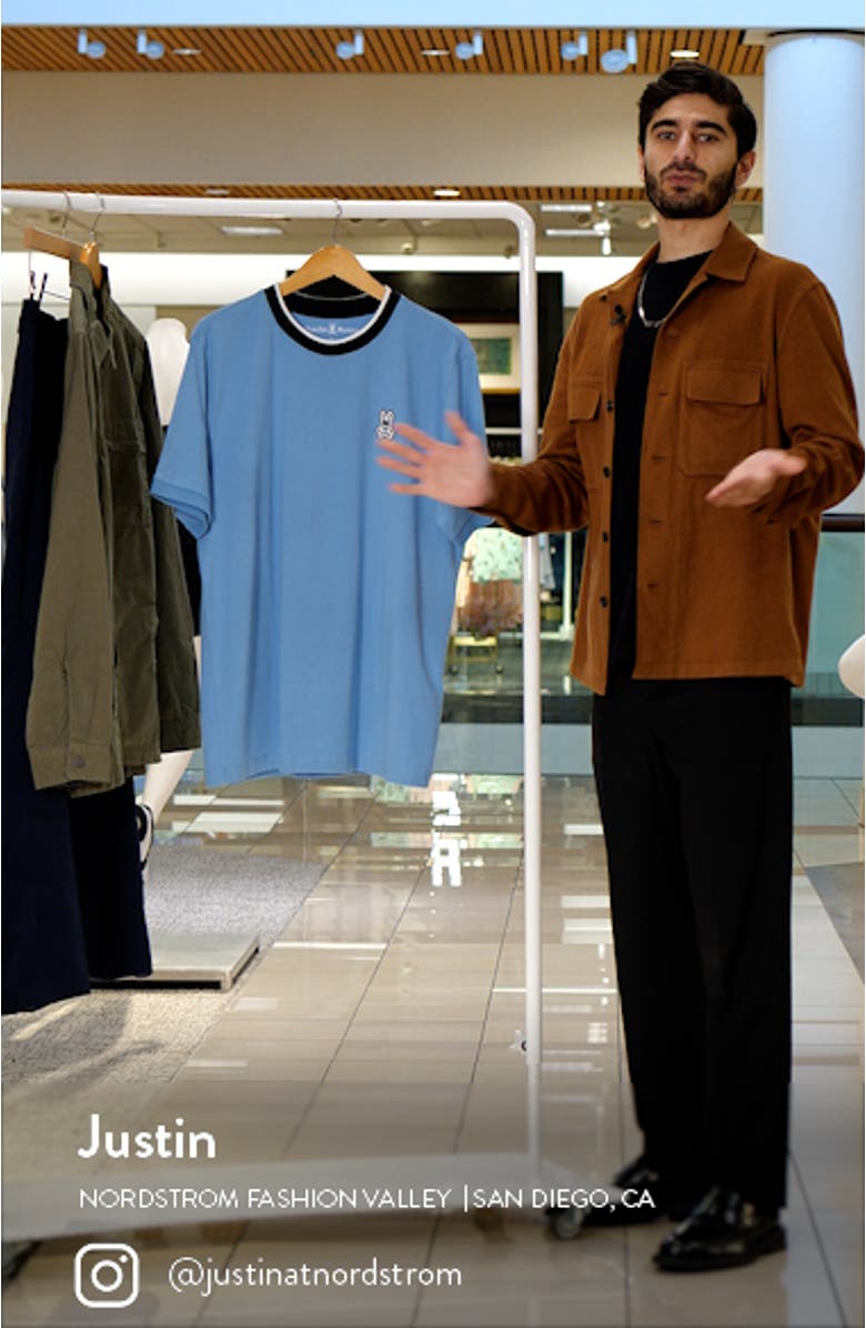 Serge Embroidered Ringer T-Shirt, sales video thumbnail