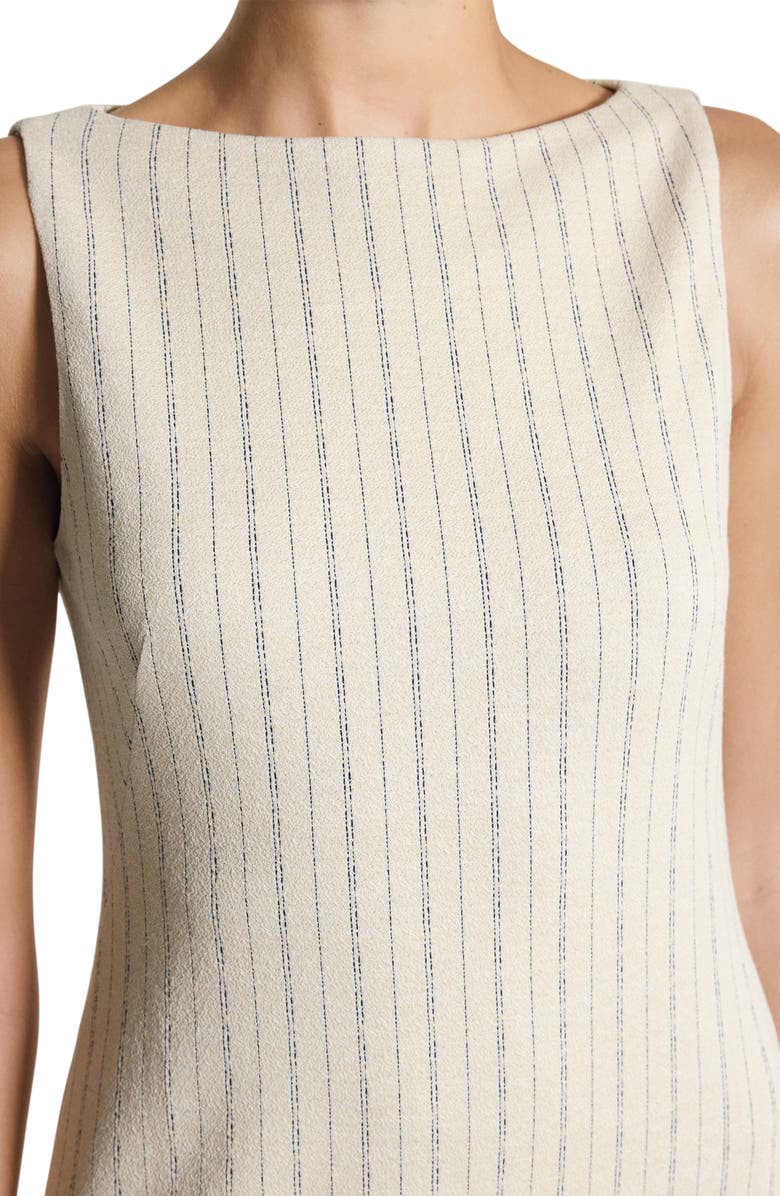 Theory Stripe Sleeveless Minidress, Alternate, color, 