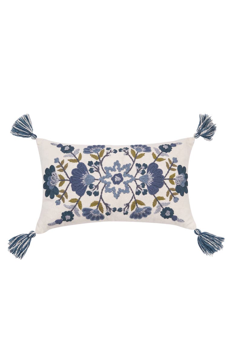 carol & frank Bray Throw Pillow, Main, color, Blue